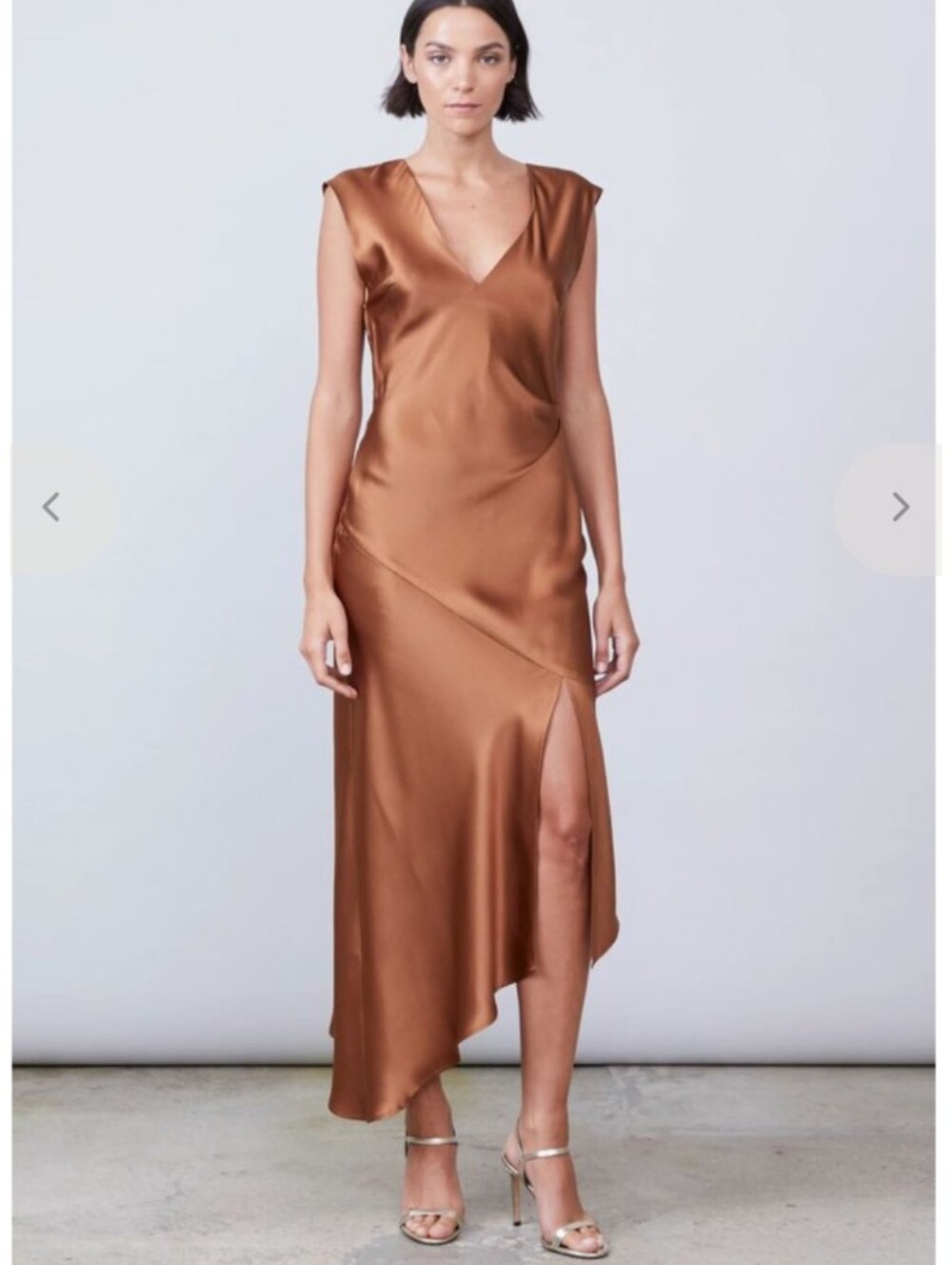 Allen Schwartz Desiree Silk  Slip Dres